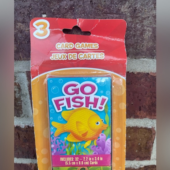 NIP Set Of 3 Little Kid’s Card Games Go Fish Crazy Eights Old Maid - Picture 2 of 5